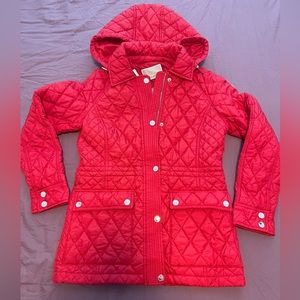 MICHAEL KORS Hooded Diamond Quilted Jacket